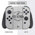 NHL Detroit Red Wings Black Text Nintendo Switch Bundle Skin