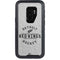 NHL Detroit Red Wings Black Text Otterbox Defender Galaxy Skin
