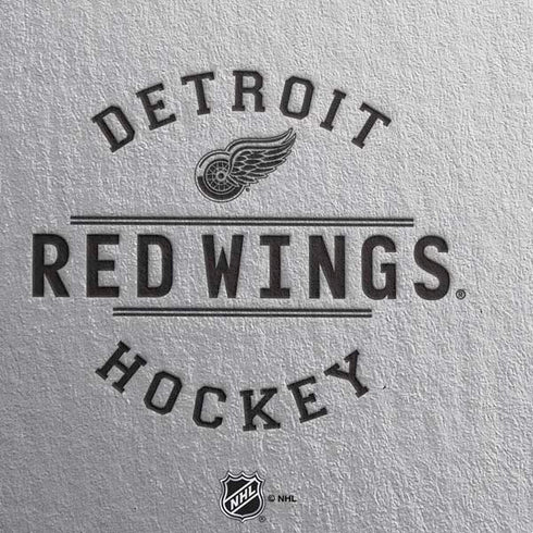 NHL Detroit Red Wings Black Text PS4 Slim Skin