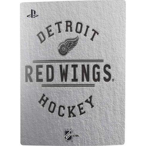 NHL Detroit Red Wings Black Text PS5 Bundle Skin