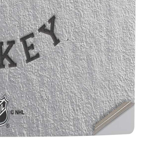 NHL Detroit Red Wings Black Text PS5 Console Skin