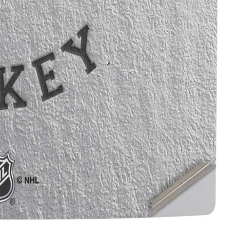NHL Detroit Red Wings Black Text PS5 Slim Digital Edition Console Skin