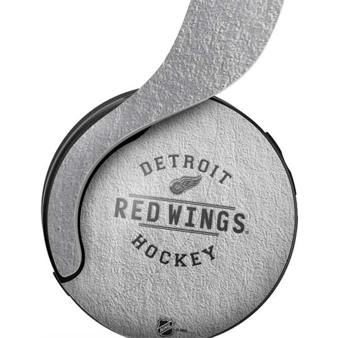 NHL Detroit Red Wings Black Text PULSE 3D Wireless Headset for PS5 Skin