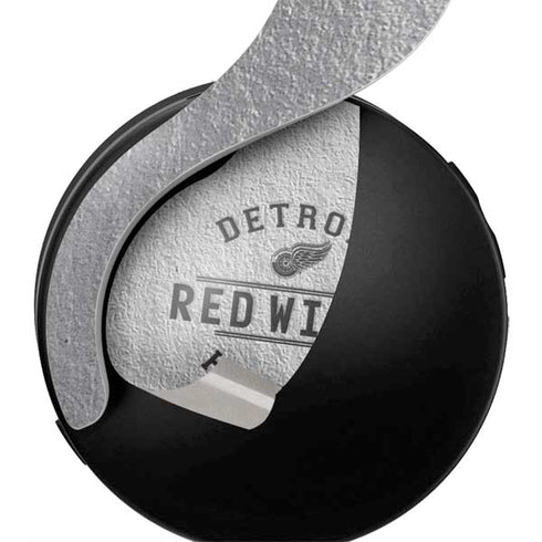 NHL Detroit Red Wings Black Text PULSE 3D Wireless Headset for PS5 Skin