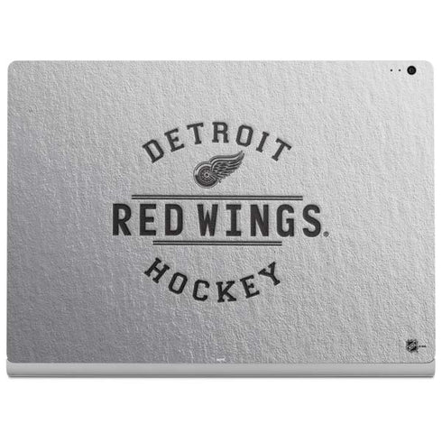 NHL Detroit Red Wings Black Text Surface Book 2 13.5in Skin