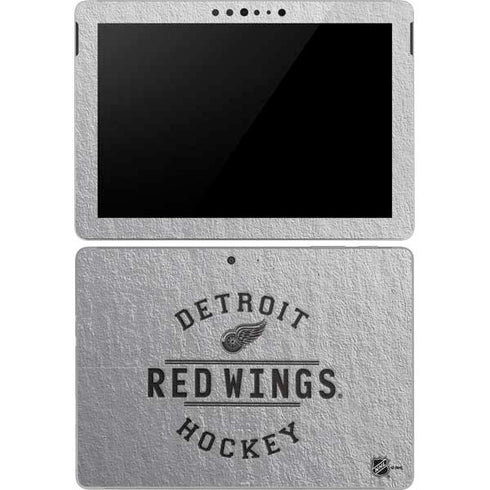 NHL Detroit Red Wings Black Text Surface Go Skin