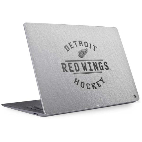 NHL Detroit Red Wings Black Text Surface Laptop 3 13.5in Skin