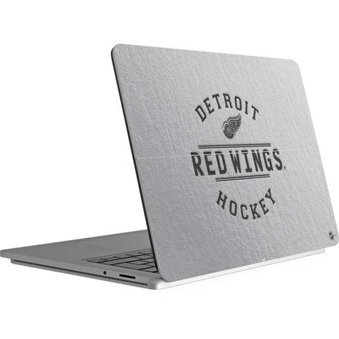 NHL Detroit Red Wings Black Text Surface Laptop Studio Skin