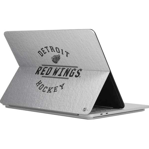 NHL Detroit Red Wings Black Text Surface Laptop Studio Skin