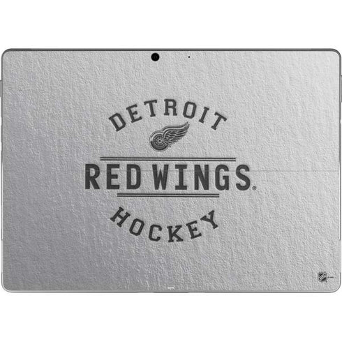 NHL Detroit Red Wings Black Text Surface Pro 8 Skin
