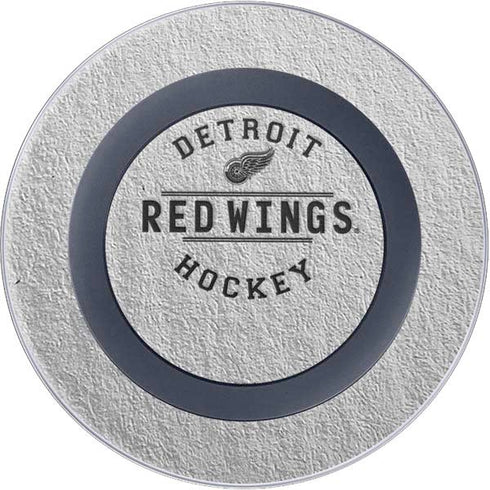 NHL Detroit Red Wings Black Text Wireless Charger Skin