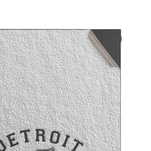 NHL Detroit Red Wings Black Text Xbox Series X Console Skin