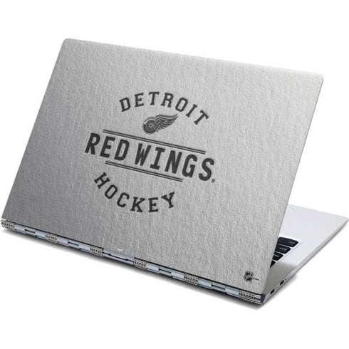 NHL Detroit Red Wings Black Text Yoga 910 2-in-1 14in Touch-Screen Skin