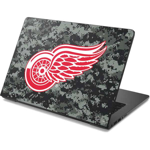NHL Detroit Red Wings Camo Dell Chromebook Skin