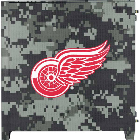 NHL Detroit Red Wings Camo Corsair 4000D Tempered Glass Mid-Tower ATX Case Skin