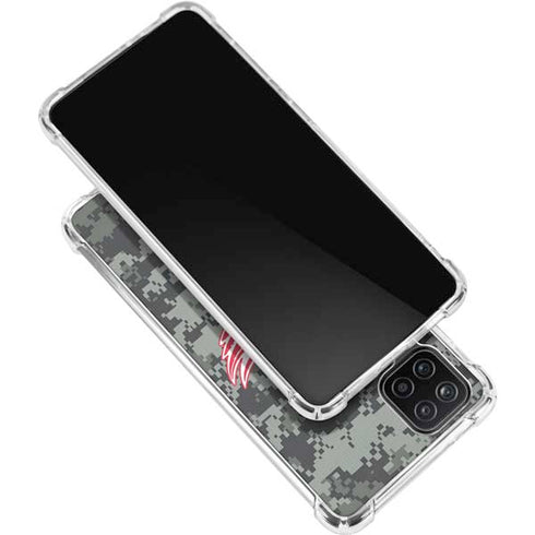 NHL Detroit Red Wings Camo Galaxy A12 Clear Case