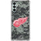 NHL Detroit Red Wings Camo Galaxy A13 5G Clear Case