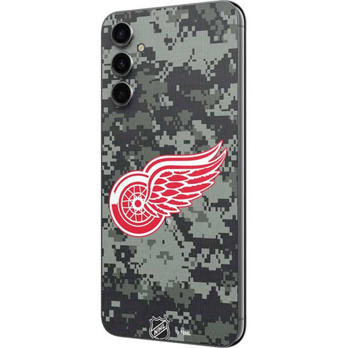 NHL Detroit Red Wings Camo Galaxy A14 5G Skin