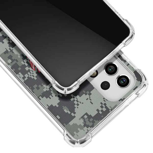 NHL Detroit Red Wings Camo Galaxy A33 5G Clear Case