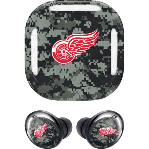 NHL Detroit Red Wings Camo Galaxy Buds Pro Skin