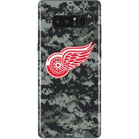 NHL Detroit Red Wings Camo Galaxy Note 8 Skin