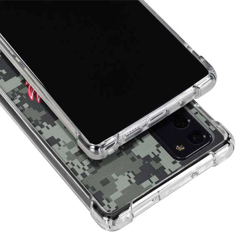 NHL Detroit Red Wings Camo Galaxy Note20 5G Clear Case