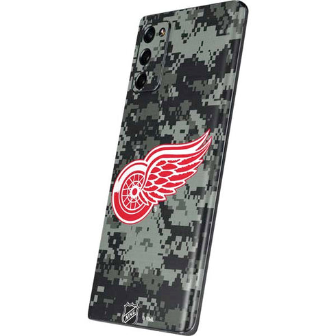 NHL Detroit Red Wings Camo Galaxy Note20 5G Skin