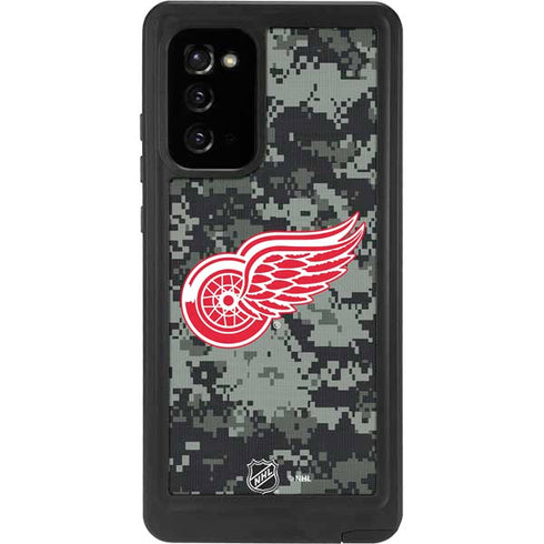 NHL Detroit Red Wings Camo Galaxy Note20 5G Waterproof Case