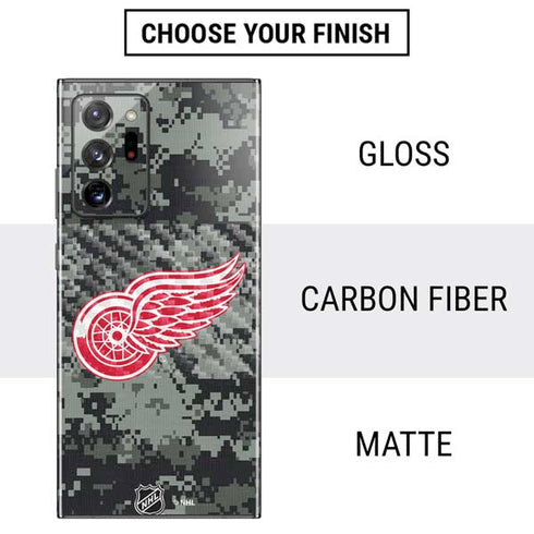 NHL Detroit Red Wings Camo Galaxy Note20 Ultra 5G Skin