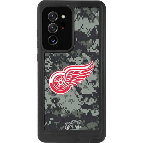 NHL Detroit Red Wings Camo Galaxy Note20 Ultra 5G Waterproof Case