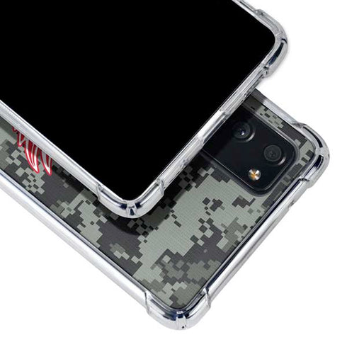 NHL Detroit Red Wings Camo Galaxy S20 FE Clear Case