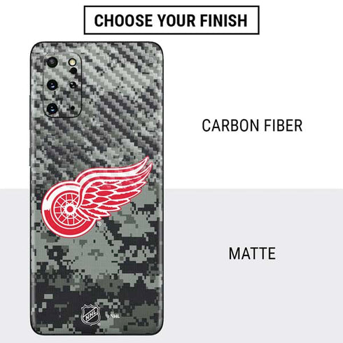 NHL Detroit Red Wings Camo Galaxy S20 Plus Skin