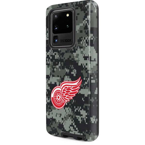 NHL Detroit Red Wings Camo Galaxy S20 Ultra 5G Pro Case