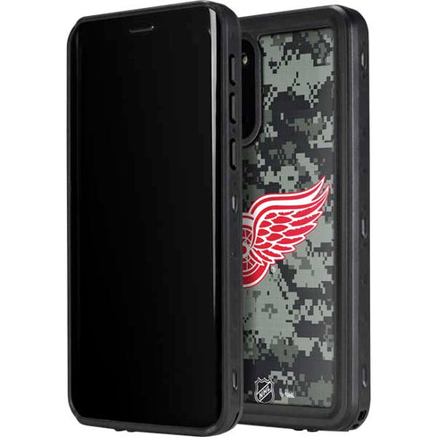 NHL Detroit Red Wings Camo Galaxy S20 Waterproof Case