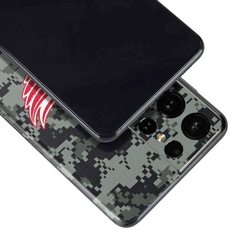 NHL Detroit Red Wings Camo Galaxy S21 Ultra 5G Skin