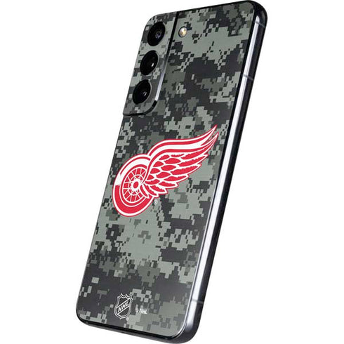 NHL Detroit Red Wings Camo Galaxy S22 Skin