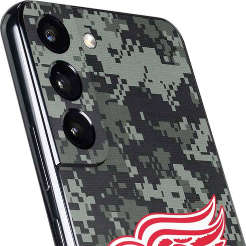 NHL Detroit Red Wings Camo Galaxy S22 Skin