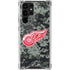 NHL Detroit Red Wings Camo Galaxy S22 Ultra Clear Case