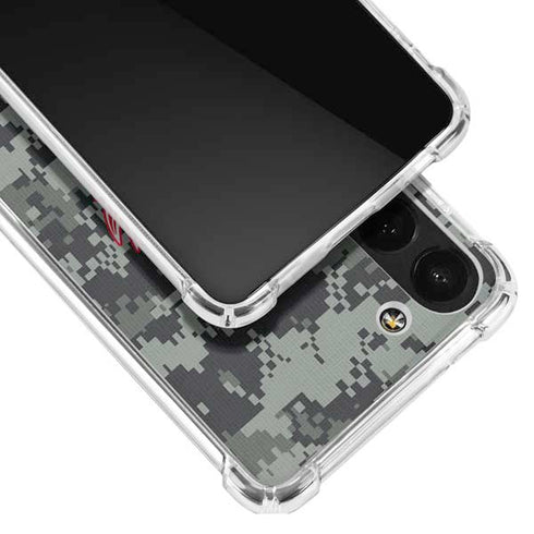 NHL Detroit Red Wings Camo Galaxy S23 Clear Case