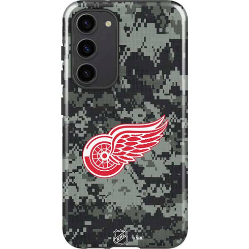 NHL Detroit Red Wings Camo Galaxy S23 Plus Pro Case