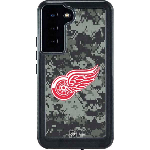 NHL Detroit Red Wings Camo Galaxy S23 Plus Waterproof Case