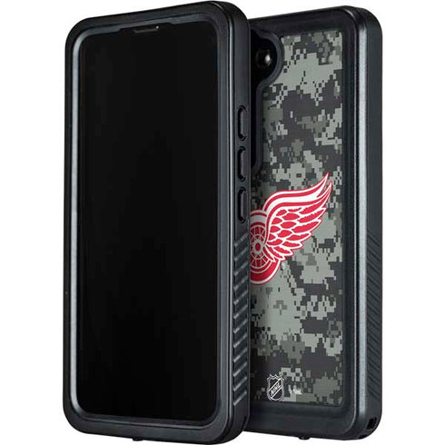 NHL Detroit Red Wings Camo Galaxy S23 Plus Waterproof Case