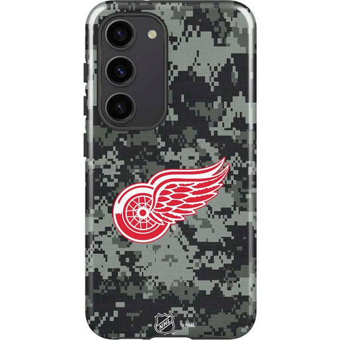 NHL Detroit Red Wings Camo Galaxy S23 Pro Case
