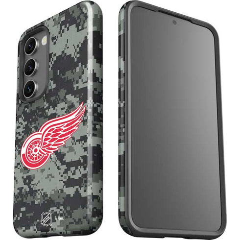 NHL Detroit Red Wings Camo Galaxy S23 Pro Case