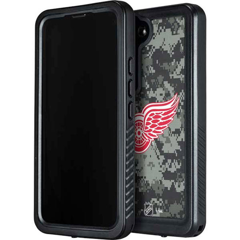 NHL Detroit Red Wings Camo Galaxy S23 Waterproof Case