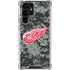 NHL Detroit Red Wings Camo Galaxy S24 Ultra Clear Case