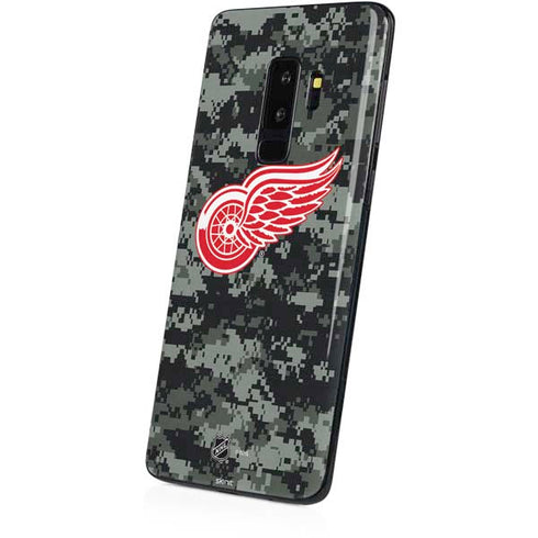 NHL Detroit Red Wings Camo Galaxy S9 Plus Skin