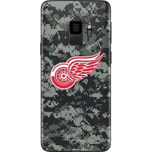 NHL Detroit Red Wings Camo Galaxy S9 Skin