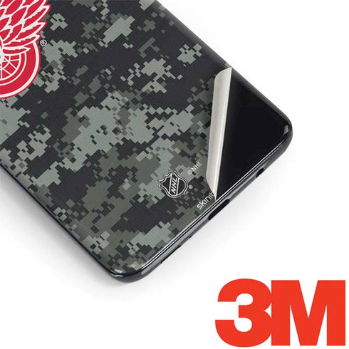 NHL Detroit Red Wings Camo Galaxy S9 Skin