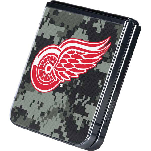 NHL Detroit Red Wings Camo Galaxy Z Flip5 5G Skin